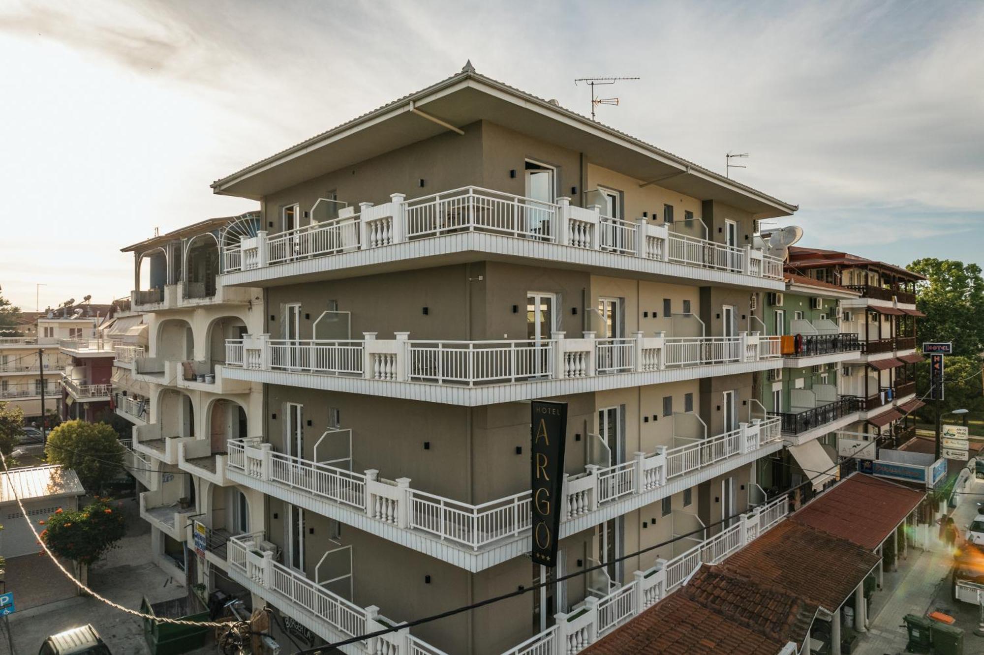 Hotel Argo Paralía Eksteriør billede